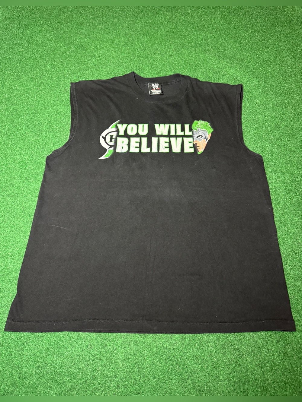 Hurricane Shane Helms Vintage WWE Tank Top Sleeveless Shirt wwf  XXL Kane